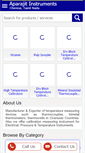 Mobile Screenshot of aparajitinstruments.com